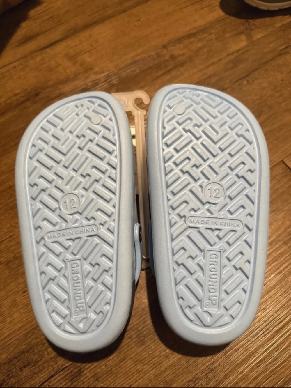 Light Blue Kids Sandals with Back Strap with Bluey Design